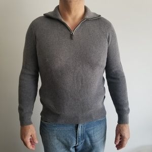 🔥 Three Quarter Zip Up Sweater